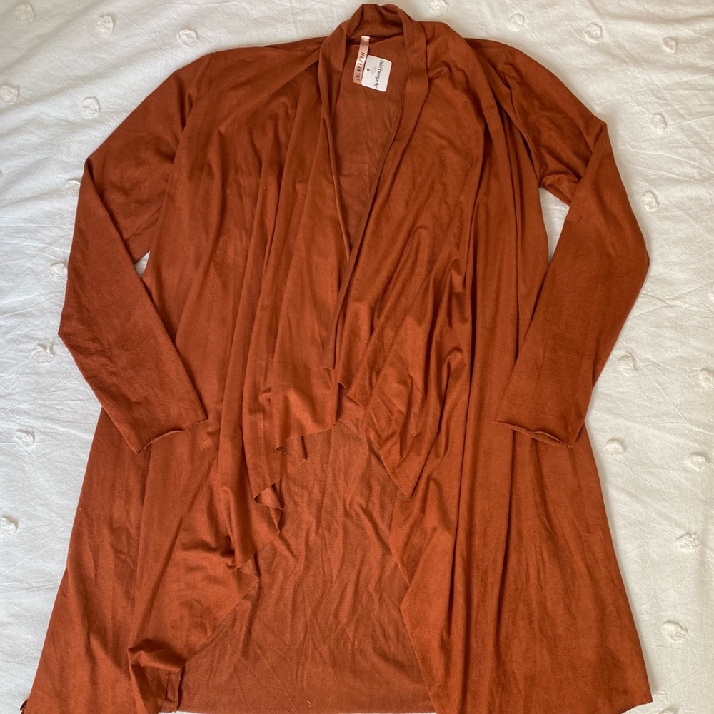Brunt Orange Cardigan